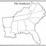 Map Of The Southeast Region Of The United States Printable Map