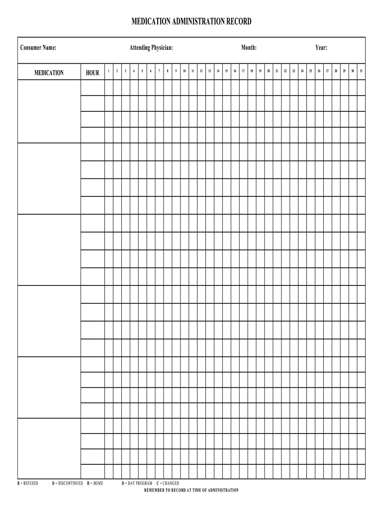 Mar Sheet Template Fill Online Printable Fillable Blank PdfFiller