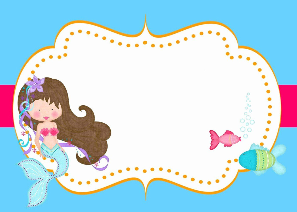 Mermaid Tail Invitation Template Unique Baby Mermaid Clipart Free 