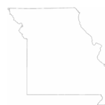 Missouri State Outline Map Free Download