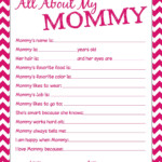 Mommy Questionnaire Perfect For Mother s Day By KinneyDesigns