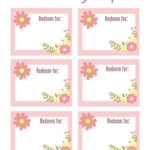 Mother s Day Coupon Template Free Printables