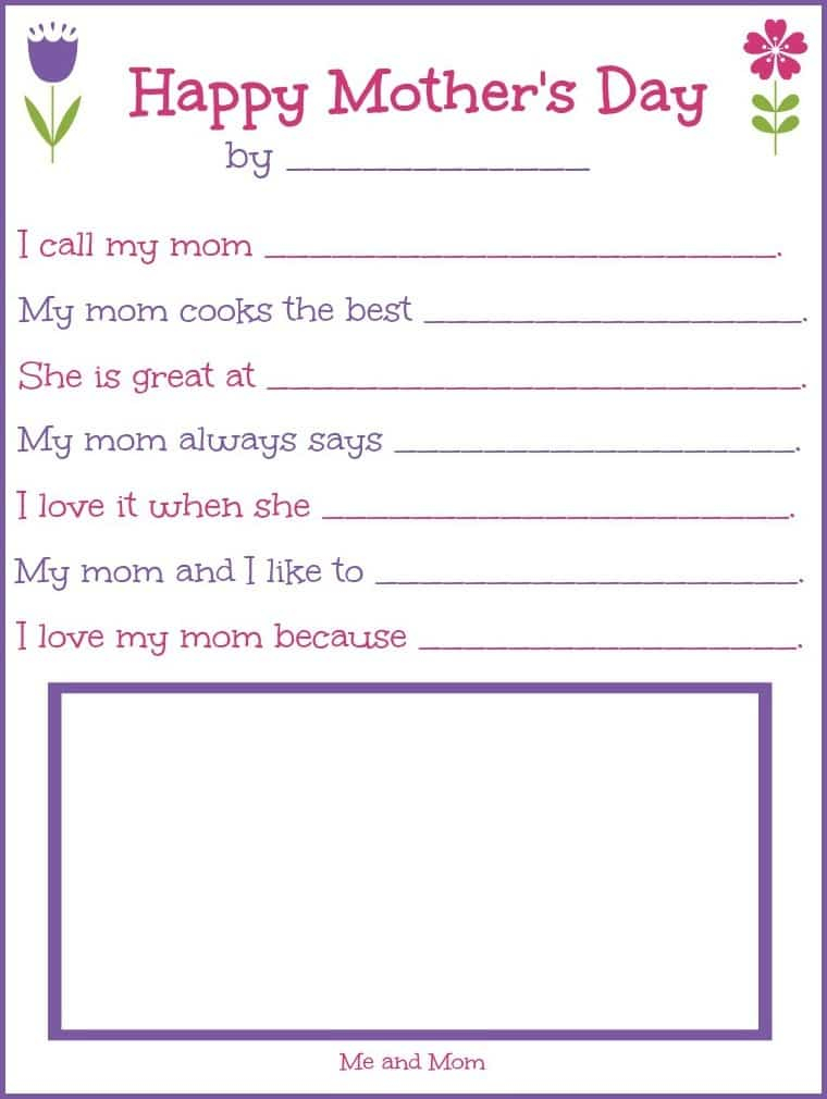 Mother s Day Printable Gift