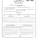 Motor Vehicle Bill Of Sale 7 Free Word PDF Documents Download