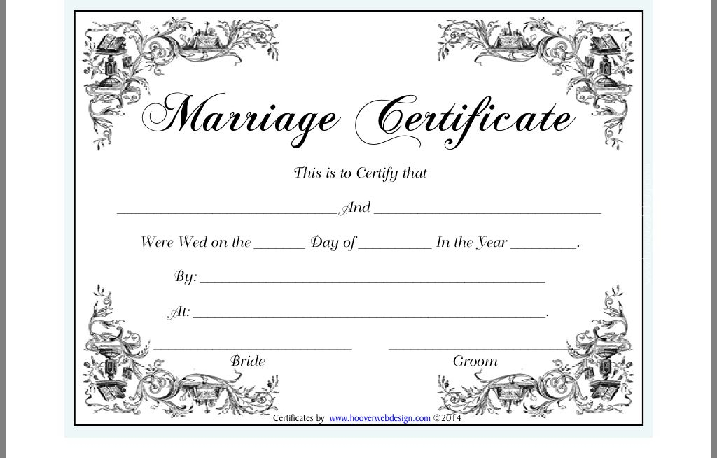 Pin By Mary Benway On Halloween Wedding Certificate Marriage 