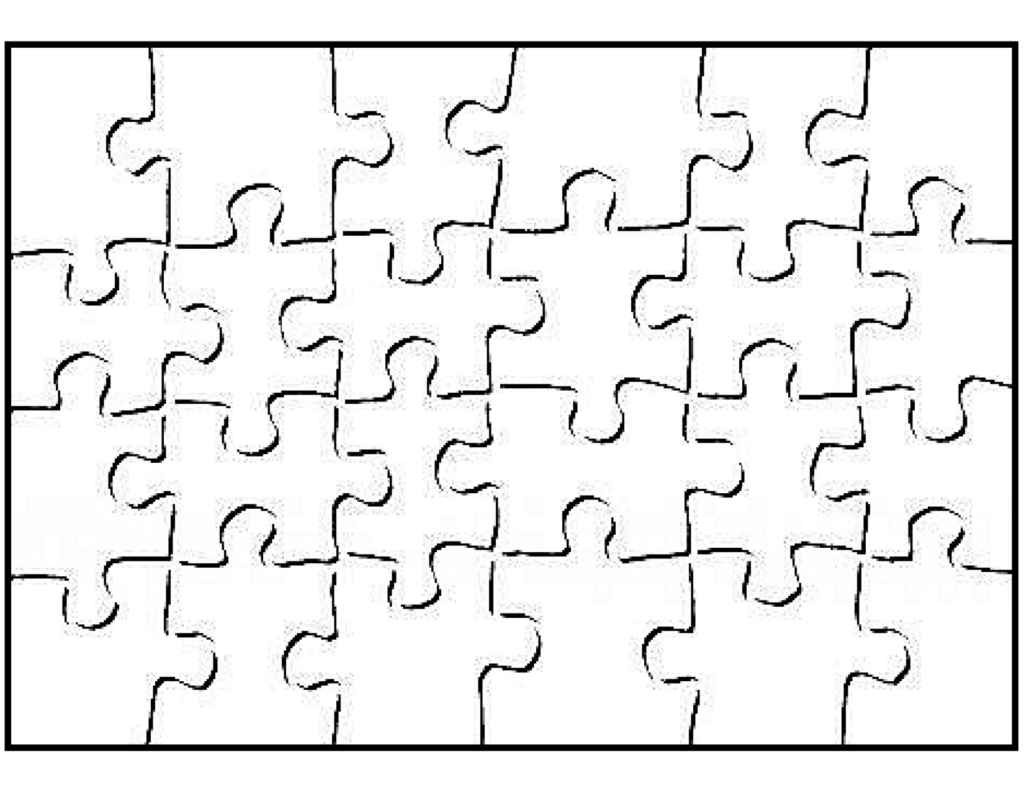 Pin By Tori Gaboury On School Puzzle Piece Template Blank Puzzle 