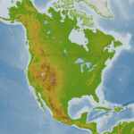 Political Map Of North America Guide Of The World