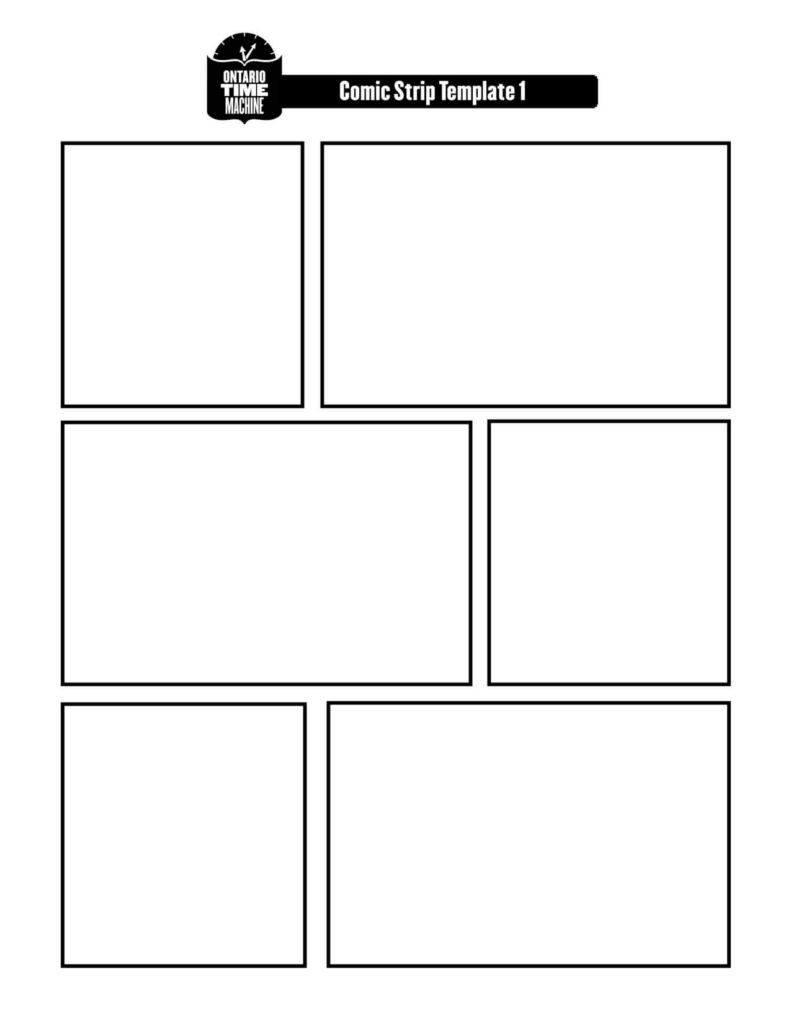 Printable Blank Comic Strip Template For Kids Best Sample Template