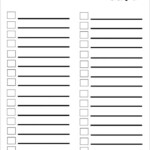 Printable Blank Grocery List Grocery Store List Grocery List