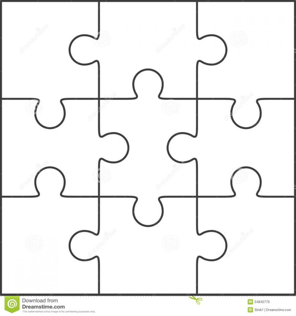 Printable Blank Jigsaw Puzzle Outline Printable Crossword Puzzles