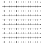 Printable Blank Number Line Templates For Math Students And Teachers