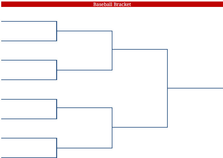 Printable Blank PDF ACC Baseball Tournament Bracket Acc Baseball 