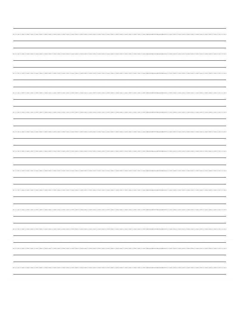 Printable Blank Writing Worksheet With Images Cursive Writing