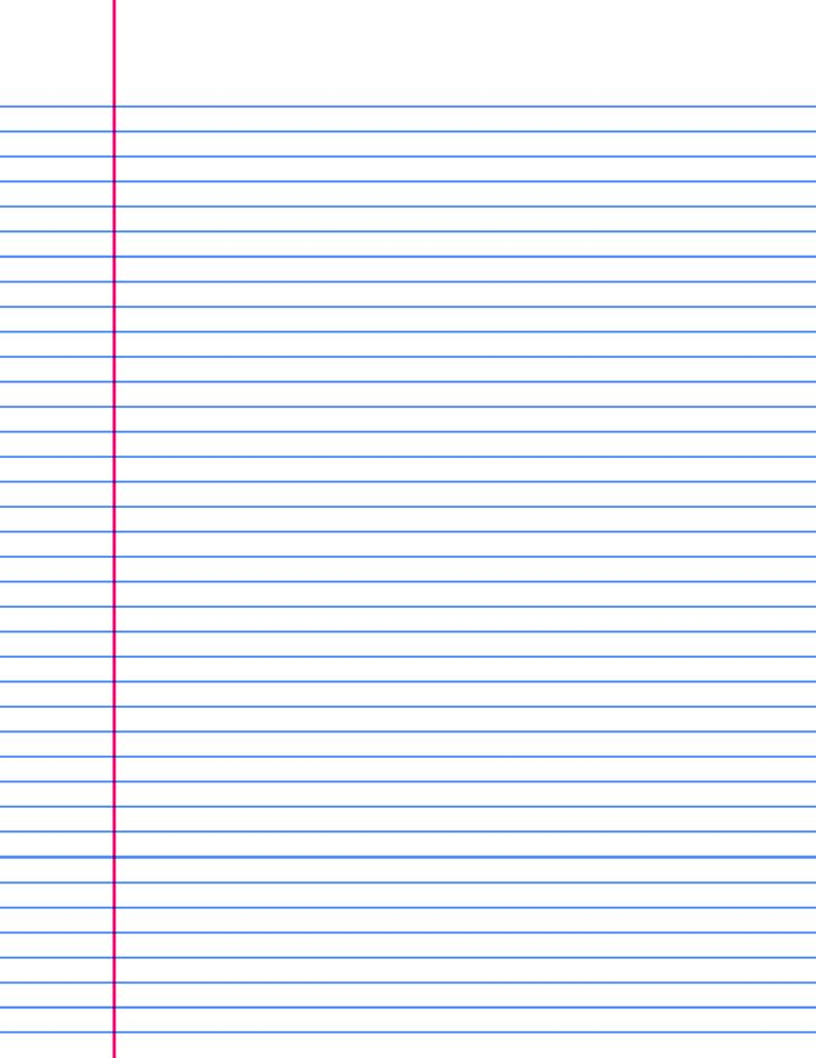 Printable College Ruled Paper A4 Lined Paper Image Lined Paper With 
