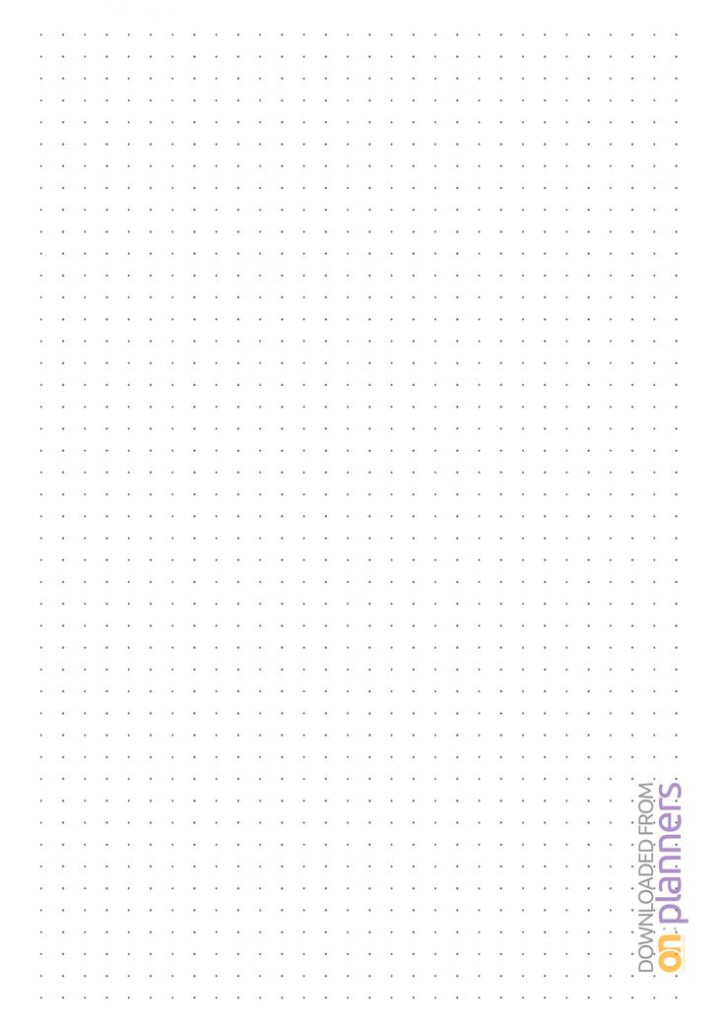 Printable Dot Grid Paper Template With 1 4 Inch Square Choose Page 