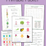 Printable Easter Worksheet Packet Mamas Learning Corner