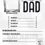 Printable Father s Day Gift Fill In The Blank Create Etsy In 2020