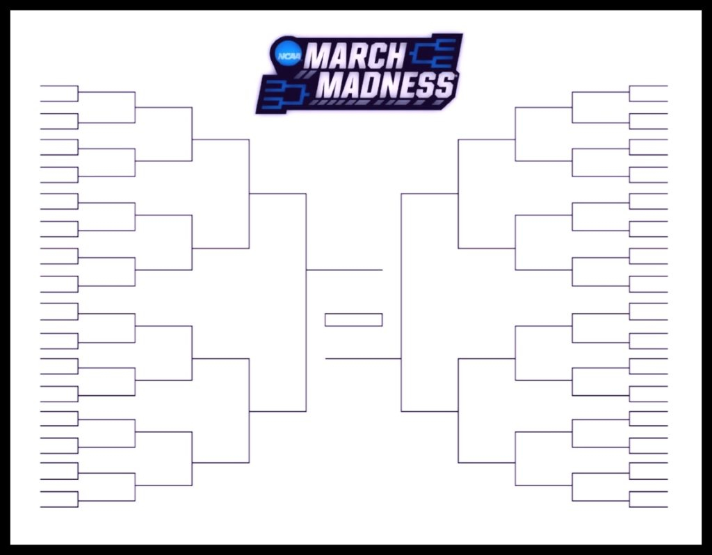 Printable March Madness Bracket For 2019 NCAA Tournament Interbasket