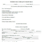 Printable Online Tennessee Divorce Papers Instructions
