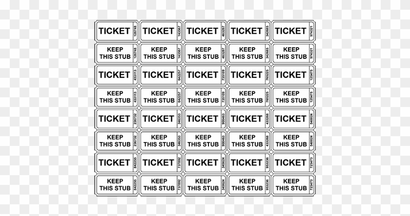 Printable Raffle Tickets Template Numbered Raffle Tickets Template 