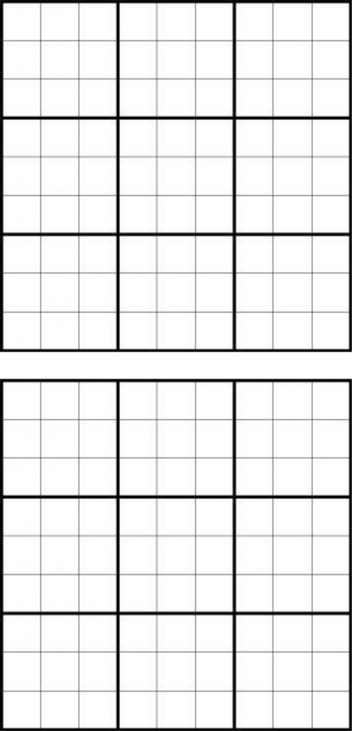 Printable Sudoku Grids Have Fun Anytime Printable Blank Sudoku