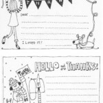 Printable Thank You Cards Easy Fill In The Blank For Kids Printable