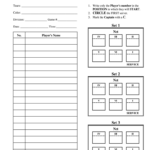 Printable Volleyball Roster For Game Fill Online Printable Fillable
