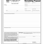 Proposal Forms Acceptance Forms Contractor Forms Proposal Templates
