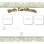 Puppy Birth Certificate Template 10 Special Editions