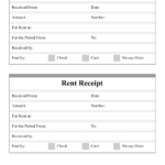 Rent Receipt Template Download Printable PDF Templateroller