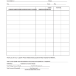 Sample Pledge Form Printable Pdf Download