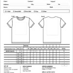 Sample T Shirt Order Form Template Microsoft Word Besttemplates123