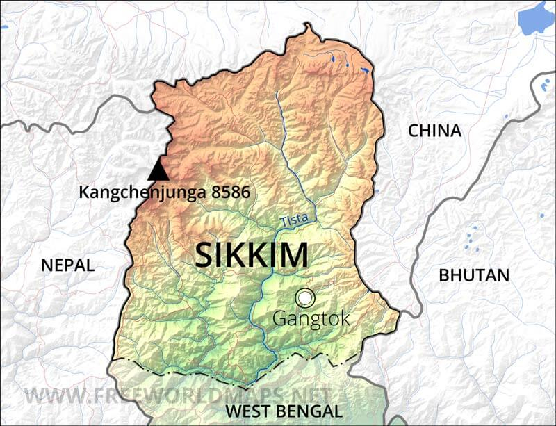 Sikkim Maps