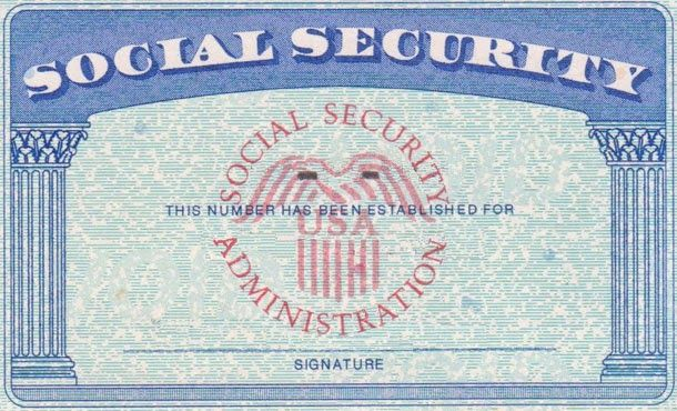 Social Security Card Id Card Template Card Templates
