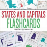 STATES AND CAPITALS FREE PRINTABLE FLASHCARDS States And Capitals