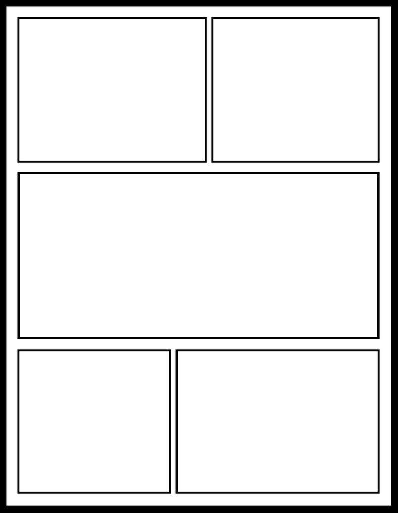 Template Comic Strip Tutorial Quadrinhos Tutorial De Mang P ginas 