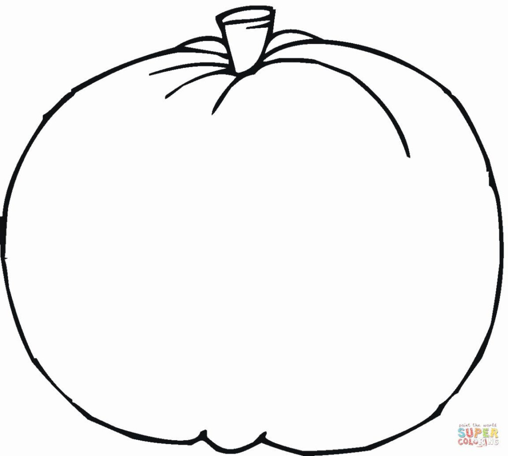Thanksgiving Pumpkin Coloring Pages Best Of Blank Pumpkin Coloring Page