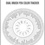 Tombow Color Chart Tombow Dual Brush Pen Tombow Dual Brush Brush Pen