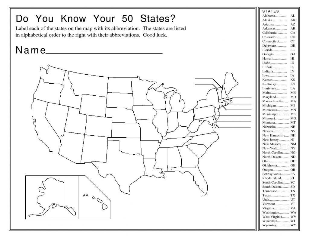 United States Blank Map Quiz Printable Save Blank Map United States 