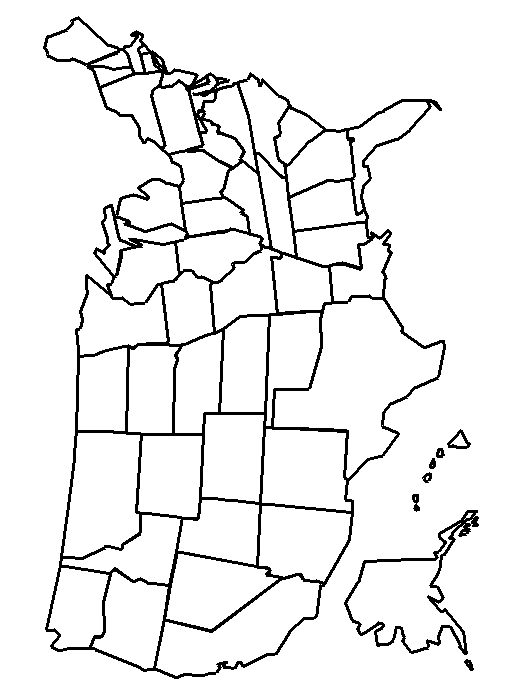 United States Map Coloring Page Coloring Page Book For Kids