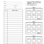 Volleyball Lineup Sheet 2020 2021 Fill And Sign Printable Template