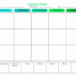 005 Preschool Weekly Lesson Plan Template Free Ideas With Blank