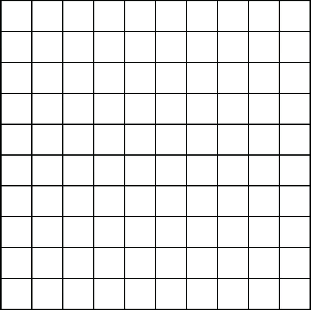10 Best Printable Blank 100 Grid Chart Printablee