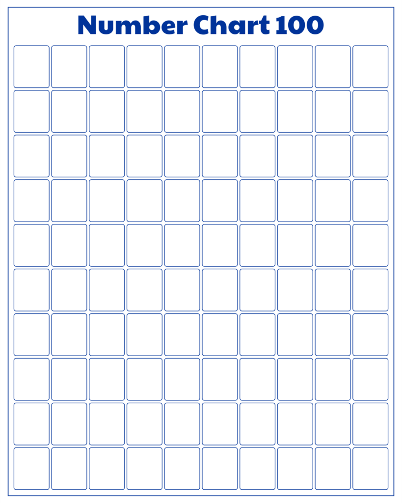 10 Best Printable Blank Chart 1 120 Printablee
