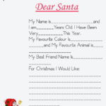10 Free Blank Printable Santa Letter Template HowToWiki