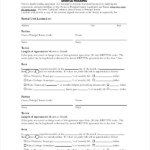 14 Blank Rental Agreement Free Premium Templates