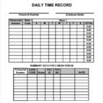 15 Sample Daily Timesheet Templates To Download Sample Templates