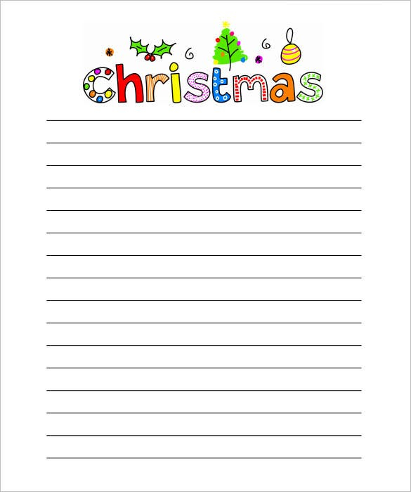17 Christmas Paper Templates DOC PSD Apple Pages Free Premium 