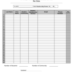 2022 Roster Template Fillable Printable PDF Forms Handypdf