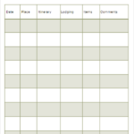 33 Free Itinerary Templates Word Doc Design Formats